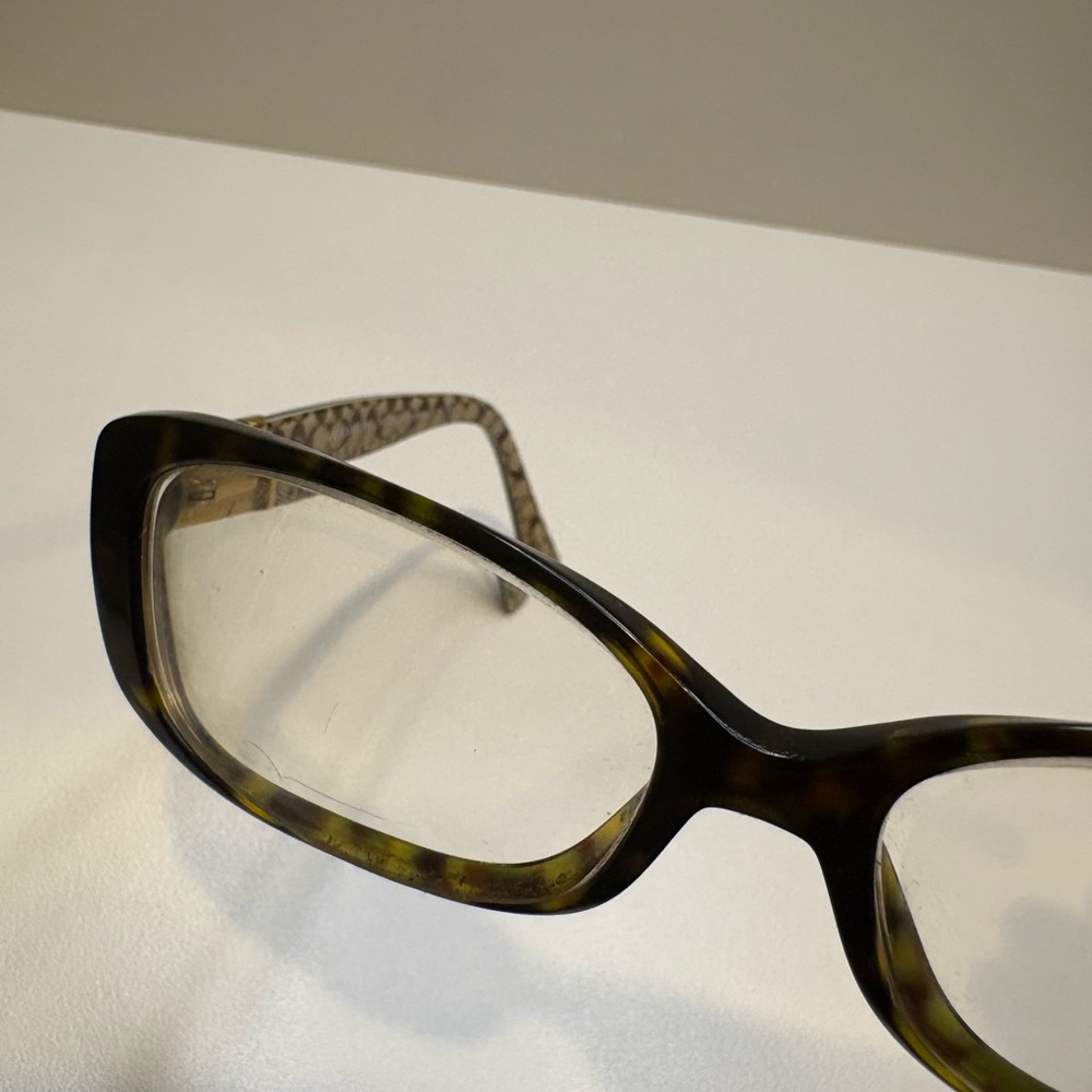 COACH EYEGLASSES HC6063 (Elizabeth) 5262 (Dark Tort Sand SigC) COACH GLASSES - Picture 12 of 16